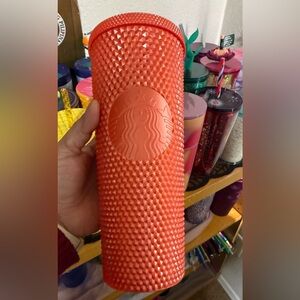 Starbucks Vibrant Orange Studded Tumbler